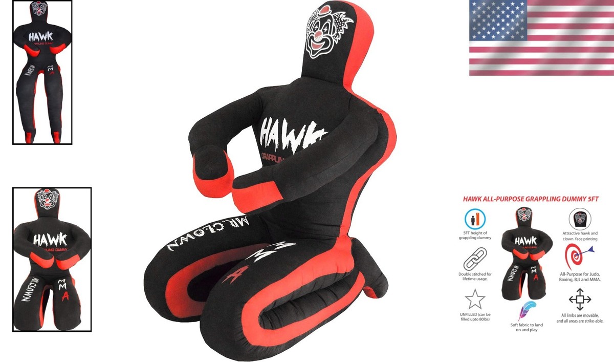 Full Power 5ft Clown Grappling Dummy – Ideal for Boxing, Jiu-Jitsu