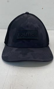 Volition America Men's Black Camo Trucker Hat Snapback Bighorn Sheep Logo Cap