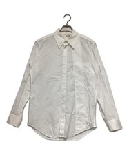 GROUND Y          Y-stitch asymmetrical shirt white GY-B02-001