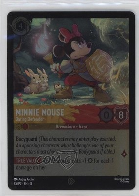 2024-Current Disney Lorcana - P2 Promos Minnie Mouse Daring Defender #35/P2