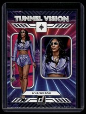 A'Ja Wilson 2025 Panini Donruss WNBA Aces Tunnel Vision