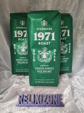 Starbucks 1971 Roast Whole Bean Coffee 1lb Bags Dark Roast - Set of 3 13.66 per pound