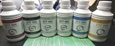 CenDale DTF Textile Heat Transfer Ink 500ml, CYMBW. 6 BOTTLE LOT-NEW & SEALED!