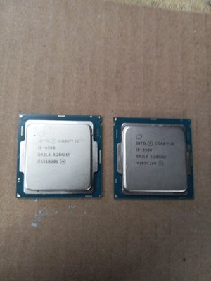 Lot 2x Intel Core i5-6500 3.2GHz Quad Core 6MB 65W FCLGA1151 Processor SR2L6