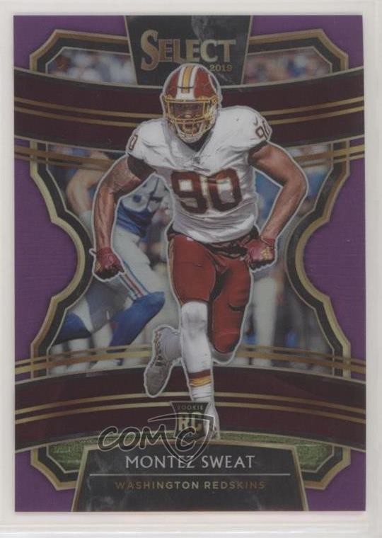 2019 Panini Select Concourse Purple Prizm 6/75 Montez Sweat #12 Rookie RC 7xr