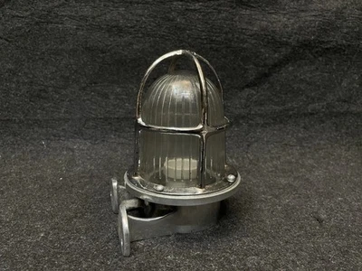 Applique murale nautique en aluminium style vintage luminaire marin art déco - Photo 1/4