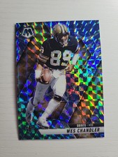 Wes Chandler 2025 Panini Mosaic Reactive Blue Prizm #74 Saints