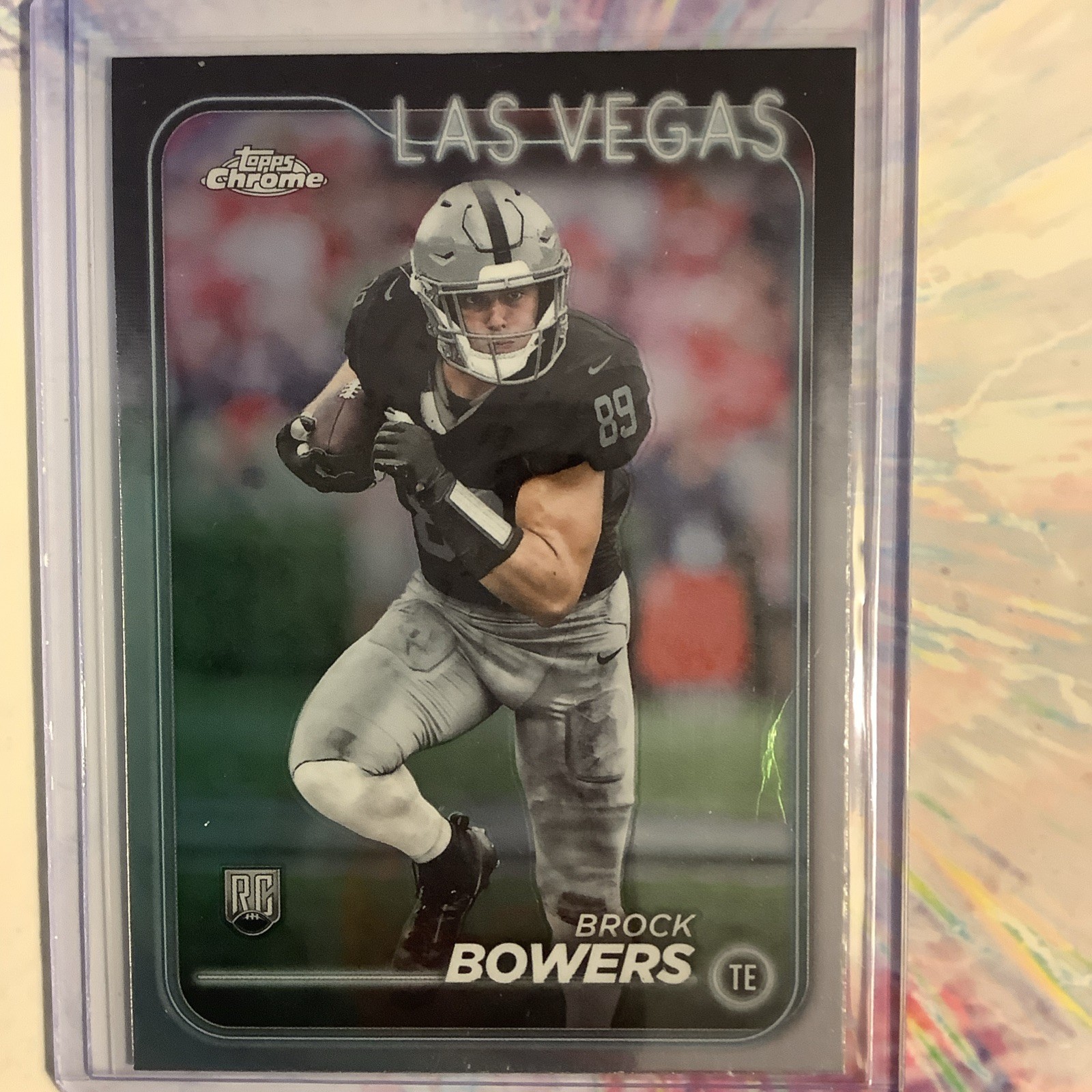 2024 Topps Chrome - Rookies Brock Bowers #207 Refractor (RC)