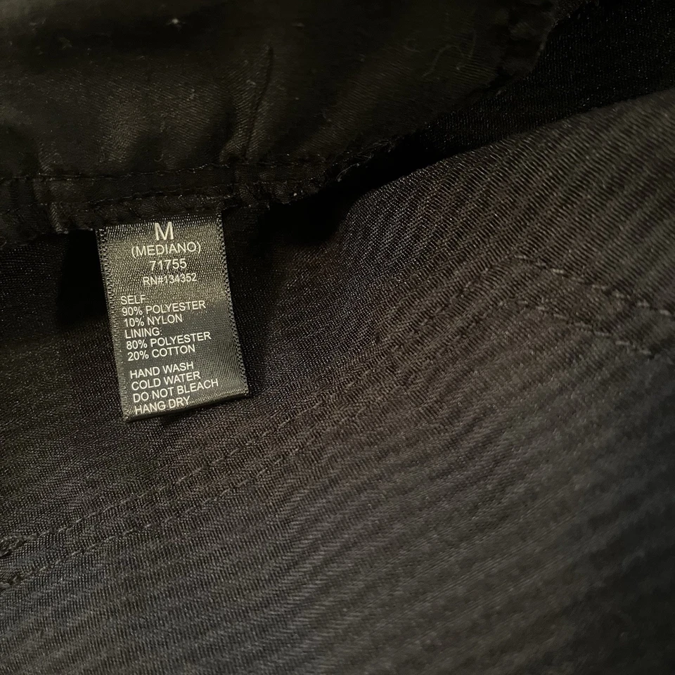 Minifalda negra de pana para mujer mediana preppy academia oscura femenina caprichosa Foto 4 de 4