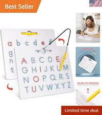 Educational 2-Sided Letter Board with Stylus for Effective Writing Practice