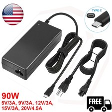 For Dell 90W USB-C Type C AC Power Adapter Charger LA90PM170 0TDK33 DA90PM170 US