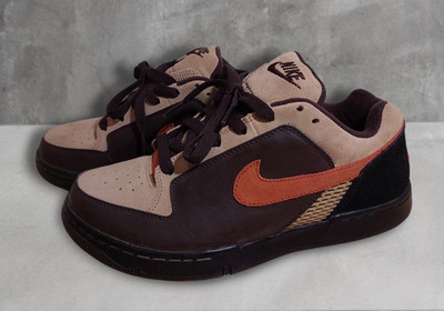 Nike Banger Dunk SB Sneaker braun/orange Größe 42, Retro 2007