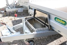 Alu Riffelblech Alubox f. Unsinn Anhänger 13" 14" V-Deichsel Staubox Deichselbox