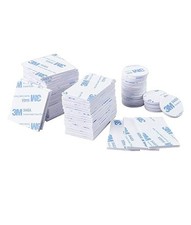 60Pcs Double Sided Foam Tape Strong Pad Super-Sticky Adhesive for Walls and Door