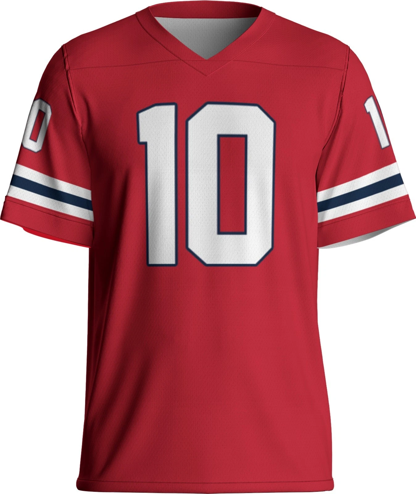 Custom Drake Maye Red Jersey