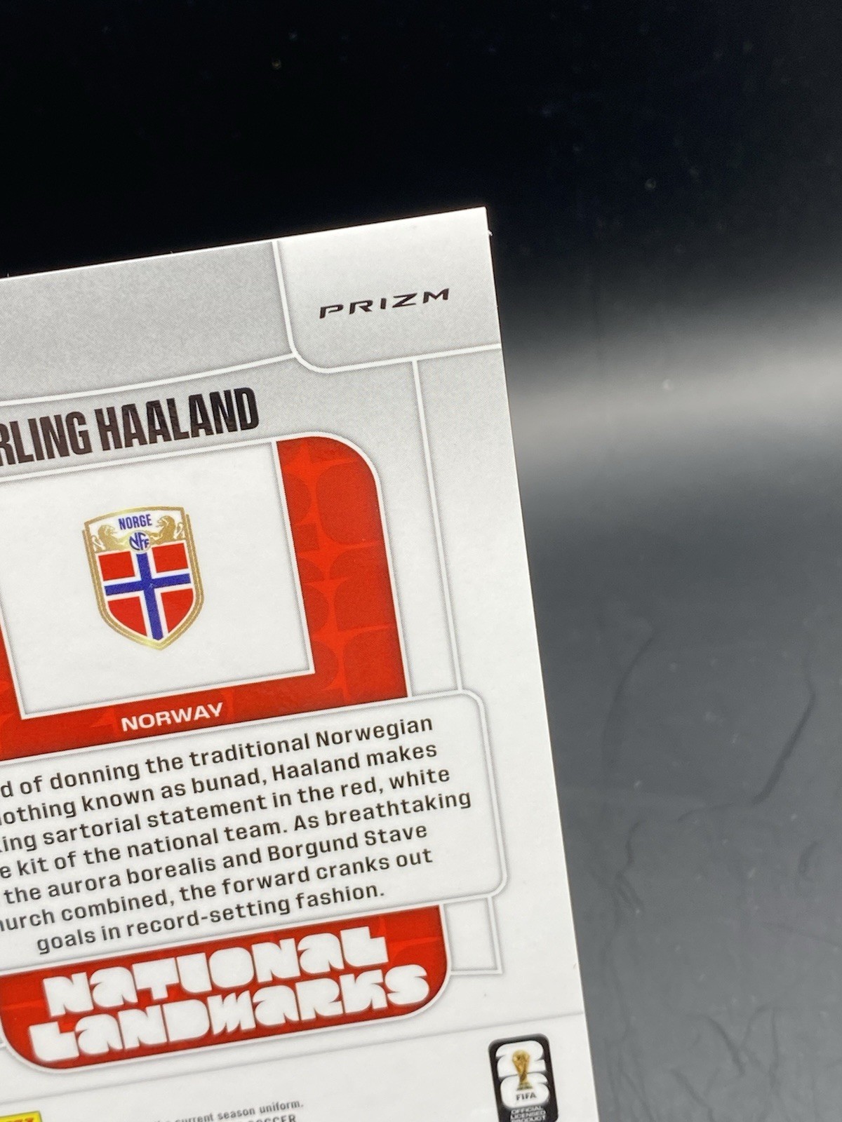Panini Prizm FIFA World Cup 2026 Erling Haaland Norway #19 National Landmarks view 8
