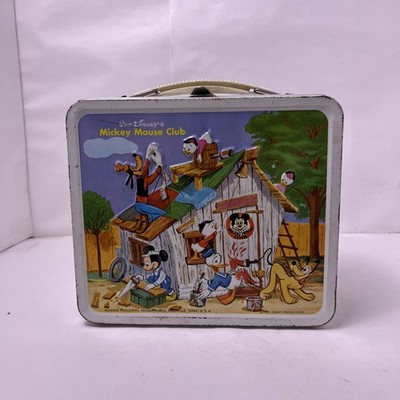 Vintage Mickey Mouse Club Metal Lunchbox by Aladdin-Disney-No Thermos USA