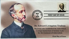 BDAOCITW KSC Cachets 3432A Dr. Edward L Trudeau Adirondack Treat Tuberculosis 