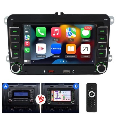 Autoradio 7'' Android Auto RDS SWC CarPlay Für VW Touran 1T1 1T2 1T3 2004-2015