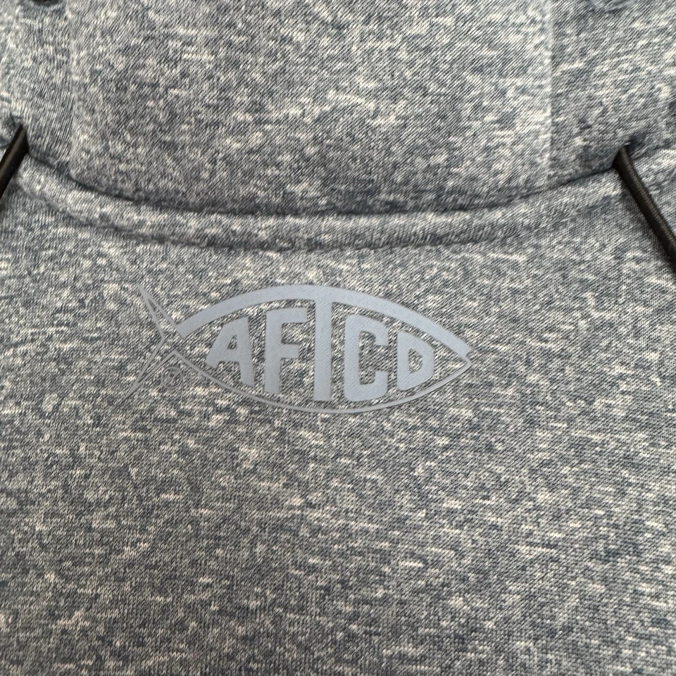 Sudadera con Capucha Aftco Para Hombre Grande Azul Segador Técnico Pesca Polaina Cinch Foto 4 de 4