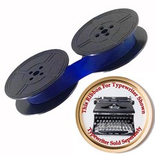 BLUE Ink Typewriter Ribbon for a 1935-39 Royal Quiet Typewriter Has Eyelets