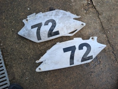 Honda CRF450 2011-2013 Seitenverkleidung Panels PAAR GEBRAUCHT