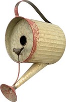 Vogelhaus Zum AufhäNgen Metall Deko GießKanne Wetterfest 501138 Nistkasten 40 Cm