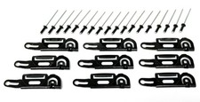 Nuevo juego de clips de montaje para molduras de parabrisas inferiores de 9 piezas / para camioneta Ford Bronco 80-96