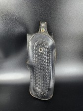 Vintage S & J CO Renton WA 7 78 Leather Basket Weave Holster For 357 Magnum