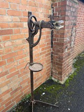 vintage antique bike repair stand - cast iron 