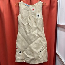 PRADA Floral Long Dress Beige Size38 - Pre-owned (JP)