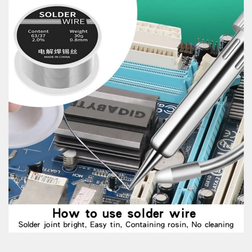 Electric Auto Soldering Iron Gun Kit Hand-Held Tweezers Wires Welding Tool 60W