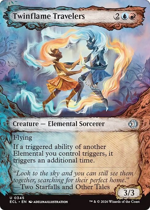 Showcase TWINFLAME TRAVELERS x1 mtg NM-M Lorwyn Eclipsed 1 Unc | eBay