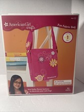 American Girl 72 Pc Fun Fabric Messenger Crossbody Pink Bag Craft Sewing Kit New