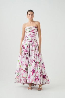 long white dress with long sleeves Thriving Maxi Dress