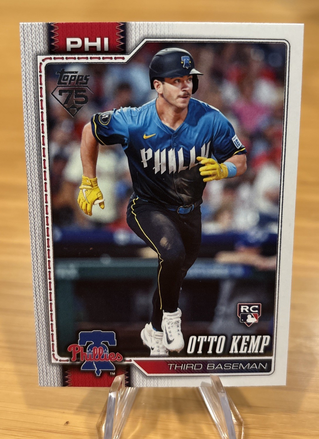 2026 Topps Series 1 #187 Otto Kemp RC Philadelphia Phillies Rookie Card