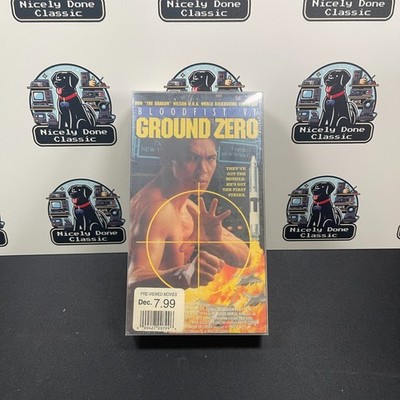 NEW SEALED Bloodfist VI 6: Ground Zero VHS 1997 Sealed Don  The Dragon  Wilson