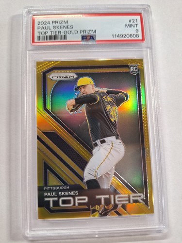 Paul Skenes [Gold] #21 2024 Panini Prizm Top Tier card