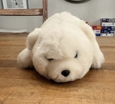 1980 Vintage Gund White Polar Bear Plush Stuffed Animal 7   Tall