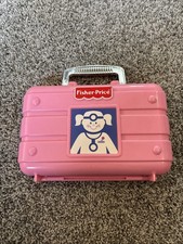 Fisher Price Medical Nurse Doctor Kit Set w/ Pink Case And Tools 2000