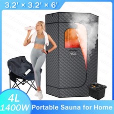Sauna Box, Portable Steam Sauna Tent for Home spa W/ Sauna Chair, Remote Control