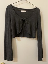Lucky Brand Cardigan Sweater grey
