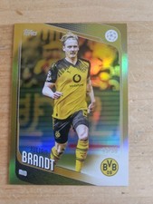 2025-26 Topps Uefa Club Competitions Autographs Julian Brandt BABR Gold Foil /50