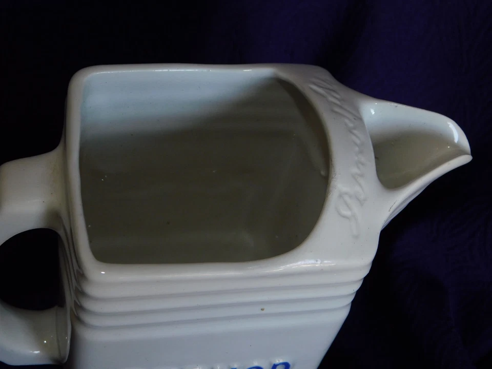 ancien pichet à eau PERNOD 45 / 51 en porcelaine , ref PR - Photo 4/4