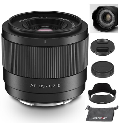 VILTROX 35mm F1.7 APS-C STM Autofokus Festbrennweiten objektiv für Sony E-Mount