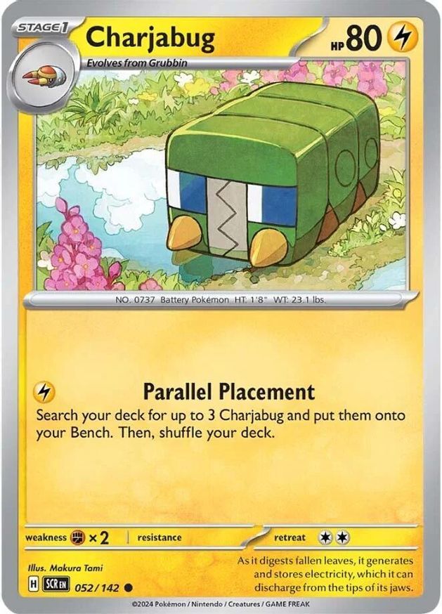 Pokemon Charjabug (52/185) Stellar Crown NM