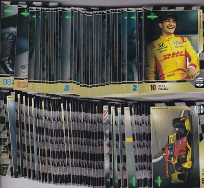 2025 Parkside Indycar Complete 150 Card FOIL SPARKLE Flag Set & REGULAR SET.$$$