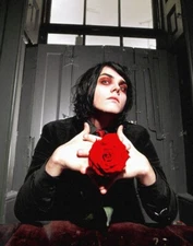 My Chemical Romance 11x14 Poster Gerard Way Roses Photoshoot 2005 Three Cheers