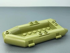 LEGO Olive Green Small Boat Raft 30086c01 - 75977 (x1)