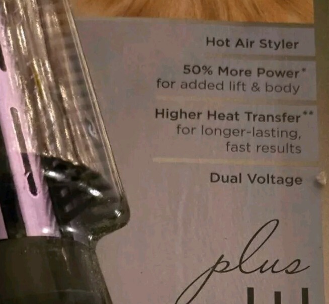 Conair Hot Air Styler Volume Plus Voluminous Curls & Waves 1 1/2" & 1" Brushes🪮